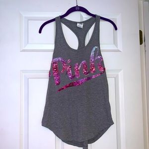 Victoria’s Secret/PINK Sequin Tank Top Size XS